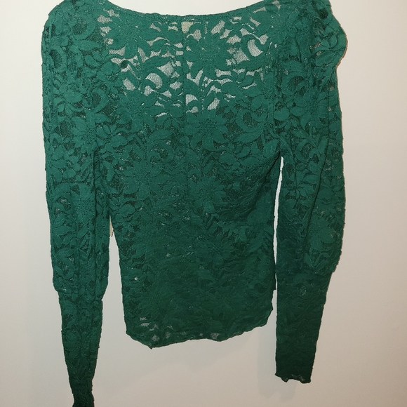 Free People long sleeved lace top - Picture 4 of 8